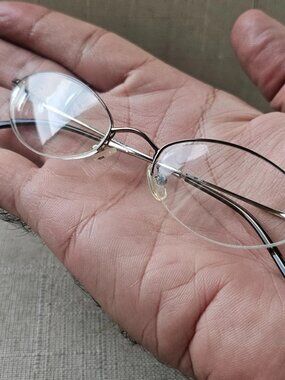 Vintage Ralph Lauren Women Glasses Frame Eyewear Half Rim Eyeglasses Mad